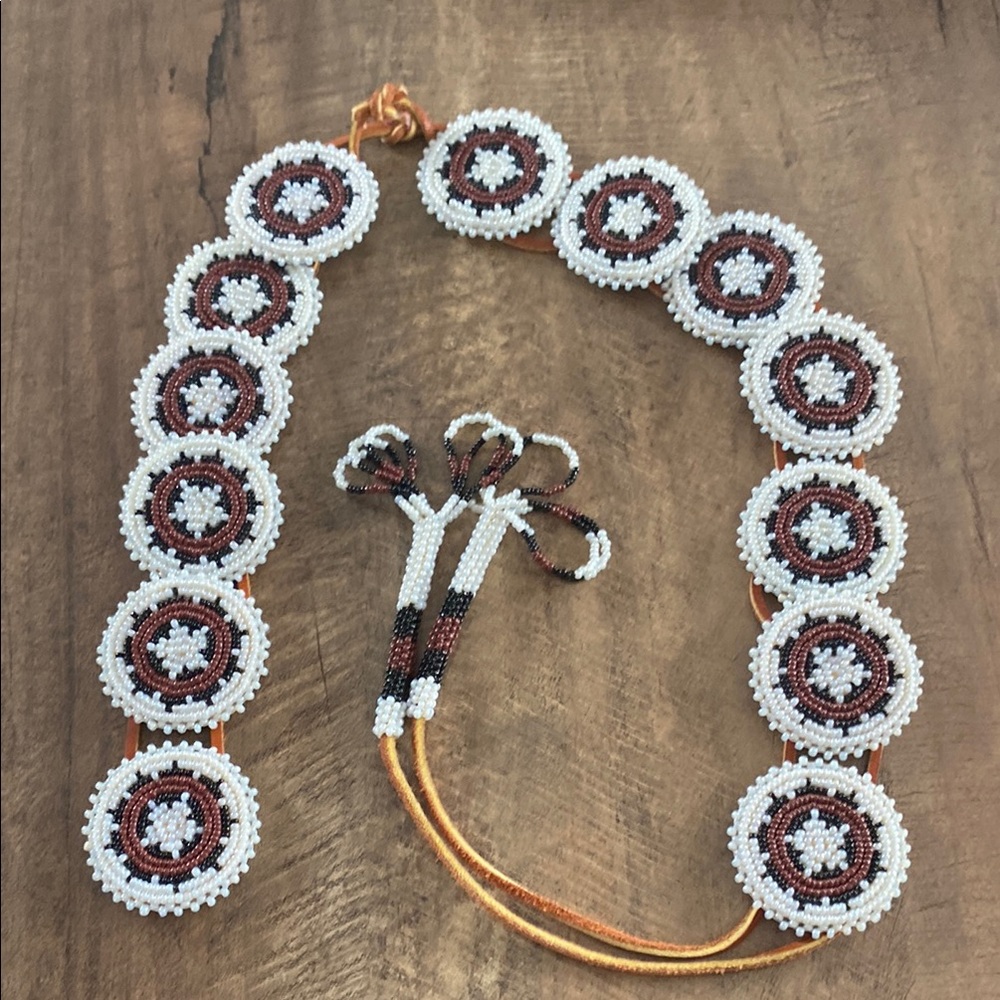 Native American Handcrafted Beaded Clothing Decorative